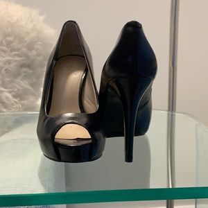 Nine West platform peep toe heels